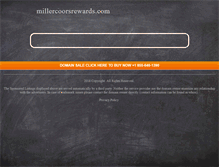 Tablet Screenshot of millercoorsrewards.com